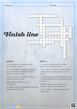 Finnish Line Crossword Puzzle