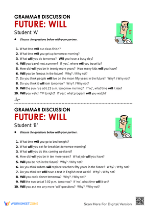 Grammar Discussion - Will
