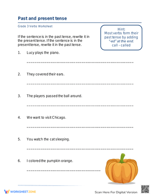 Past and present tense 1