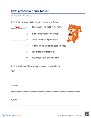 Past, present & future tenses 2