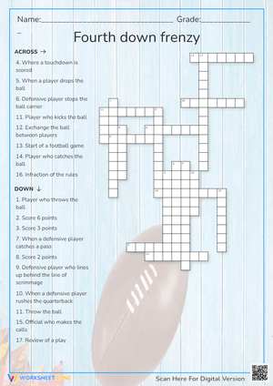 Fourth Down Frenzy: Football-Themed Learning Fun