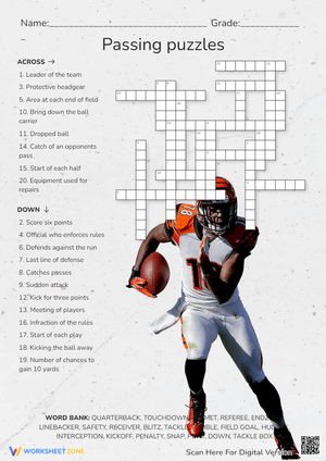 Passing Puzzles: Football-Themed Learning Fun