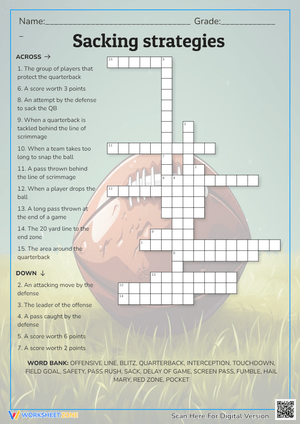 Sacking Strategies: Football-Themed Learning Activity