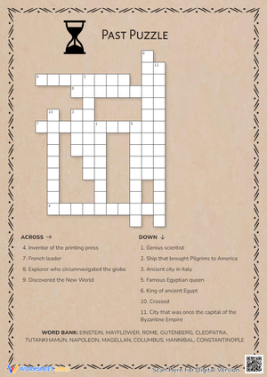 Past Puzzle Crossword 