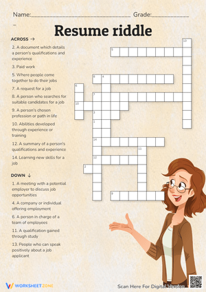 Resume Riddle: Solve Career-Building Clues