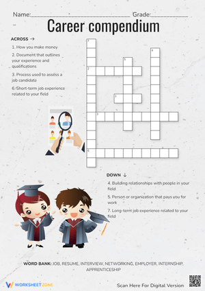 Career Compendium Crossword Puzzle