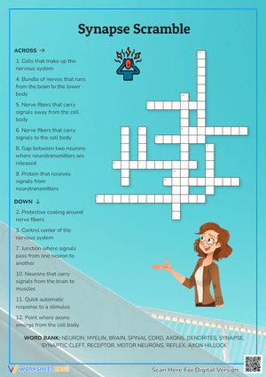 Synapse Scramble Crossword Puzzle
