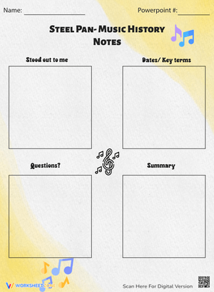 Steel Pan Note taking Ws