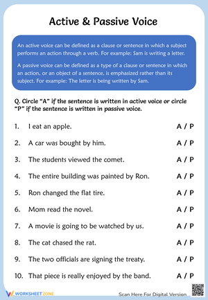 Active & Passive Voice 1