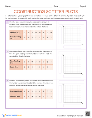 Scatter Plots Worksheets 2024 Scatter Plots Worksheets 2024