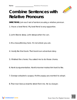 Fuse Them Together: Sentence Building