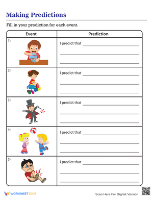 Writing Predictions for Pictures