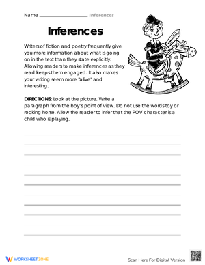 POV Enigma: Understanding Point of View Worksheet