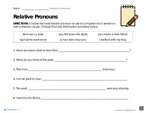 Enhancing Sentence Structure: A Grammar Worksheet