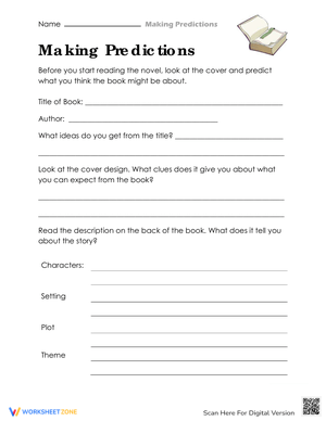 Cover to Conclusion: A Reading Analysis Worksheet