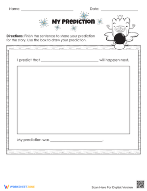 Making My Prediction Worksheet