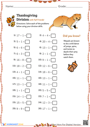 Thanksgiving Division #1