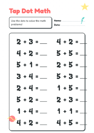 Practicing Touch Math
