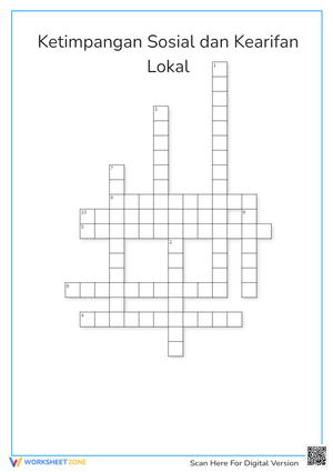 Grade 11 Social Inequality Worksheet | Essential Crossword