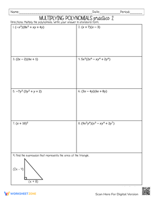Multiplying Polynomials: Practice Algebra Skills