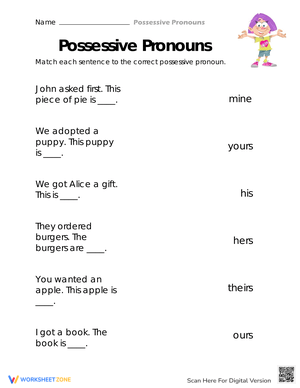 Matching Them Up: A Fun Worksheet