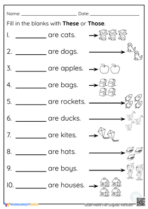 Master These or Those with Demonstrative Pronouns