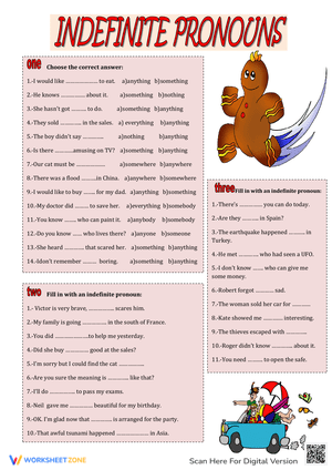 Master Indefinite Pronouns with This Exercise