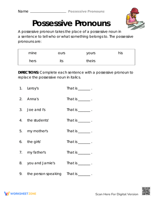 Enhance Writing Skills with Replace It Activity