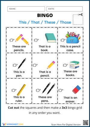 Perfect Demonstrative Pronouns: This, That, These, Those