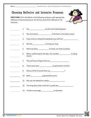 Practice Making Choices: Being Choosy Worksheet