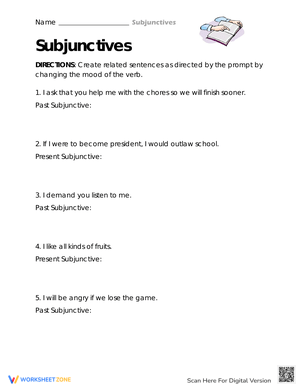 Mood Transformation Worksheet