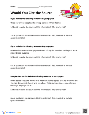 Would You Cite the Source? Ethical Guide