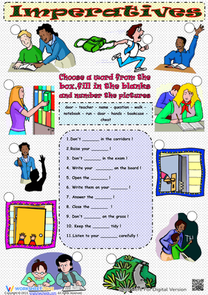 Imperative Mood ESL Grammar Exercises