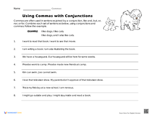 Using Commas with Conjunctions