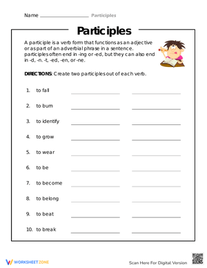 Verb Transformation: Practice Verb Use