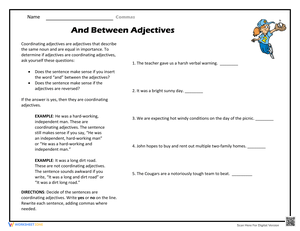 Using 'And' Between Coordinate Adjectives