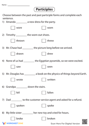 Choosing Between Past Forms