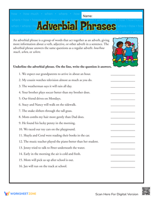 Mastering Adverbial Phrases: Identification and Usage
