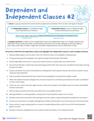 Understanding Dependent and Independent Clauses