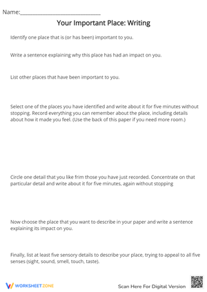 L-C-1-1_Your Important Place Prewriting