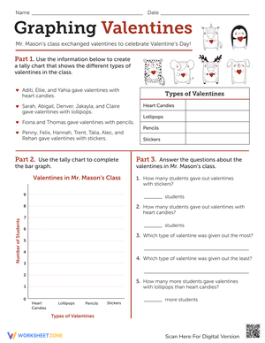 Valentine's Day Graphing Activity