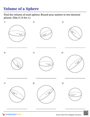 Calculating the Volume of a Sphere