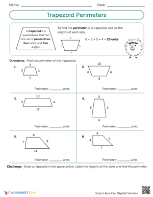 Calculating Perimeter of Trapezoids