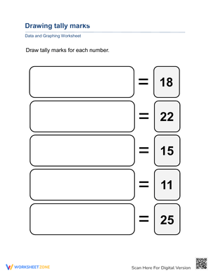 Practice Drawing Tallies