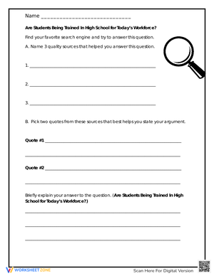 High School Workforce Training Discussion