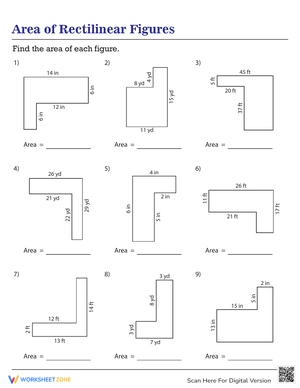Practice Calculating Area of Rectilinear Figures