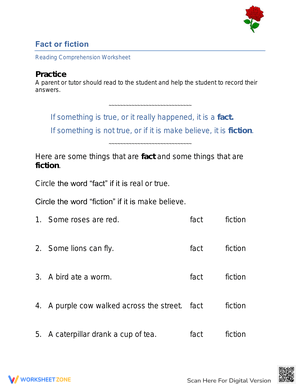 Distinguishing Fact or Fiction