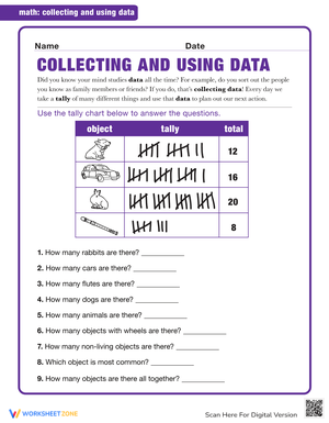 Practice Collecting and Using Data