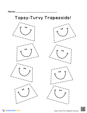 Topsy Turvy Trapezoids: Trace and Learn
