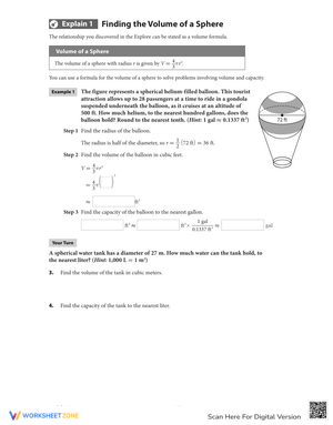 Finding the Volume of a Sphere
